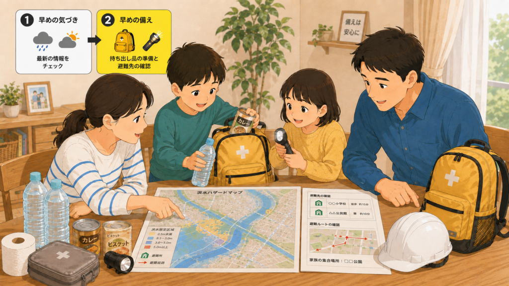 警戒レベルと避難行動