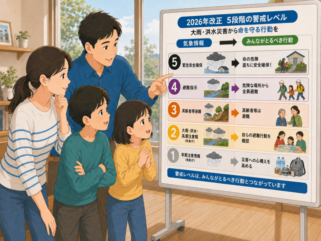 警戒レベルの確認