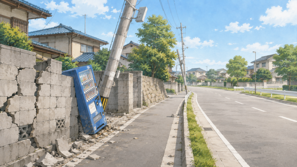 塀などの倒壊