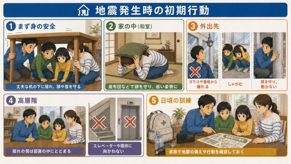 地震発生時の安全確保