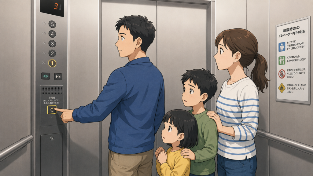 非常用連絡ボタンを押して待つ
