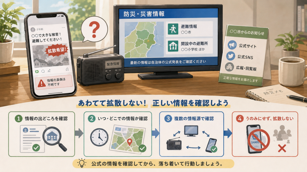 デマ・流言への対策