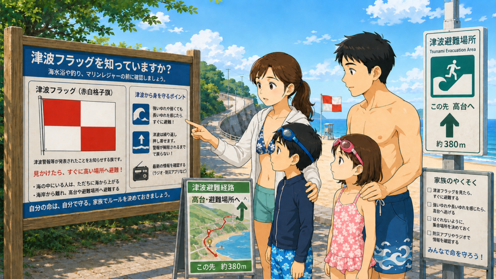 津波フラッグ
