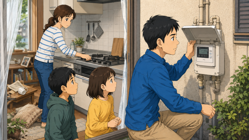 マイコンガスメーターの復旧