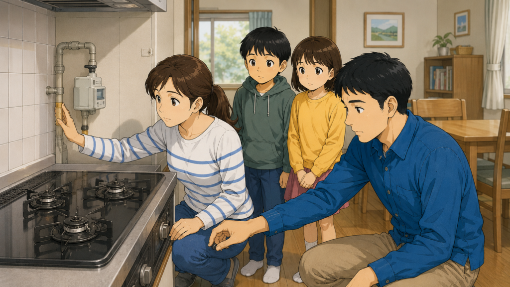 マイコンガスメーターの復旧