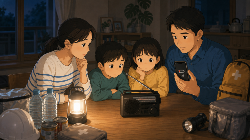 防災用ラジオの重要性