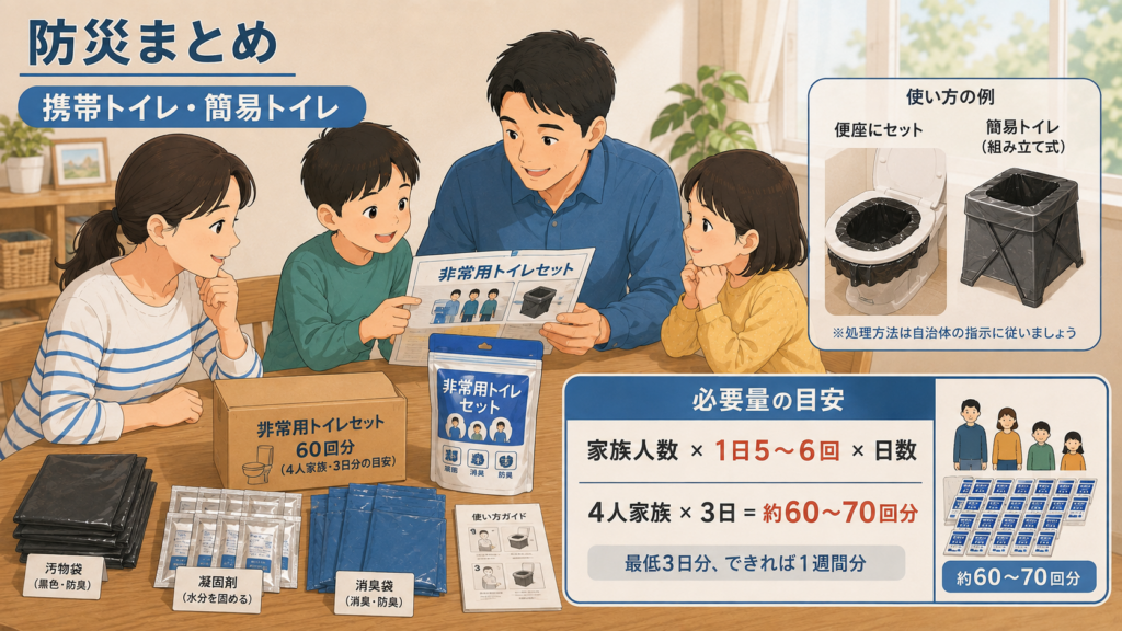 携帯トイレ・簡易トイレ