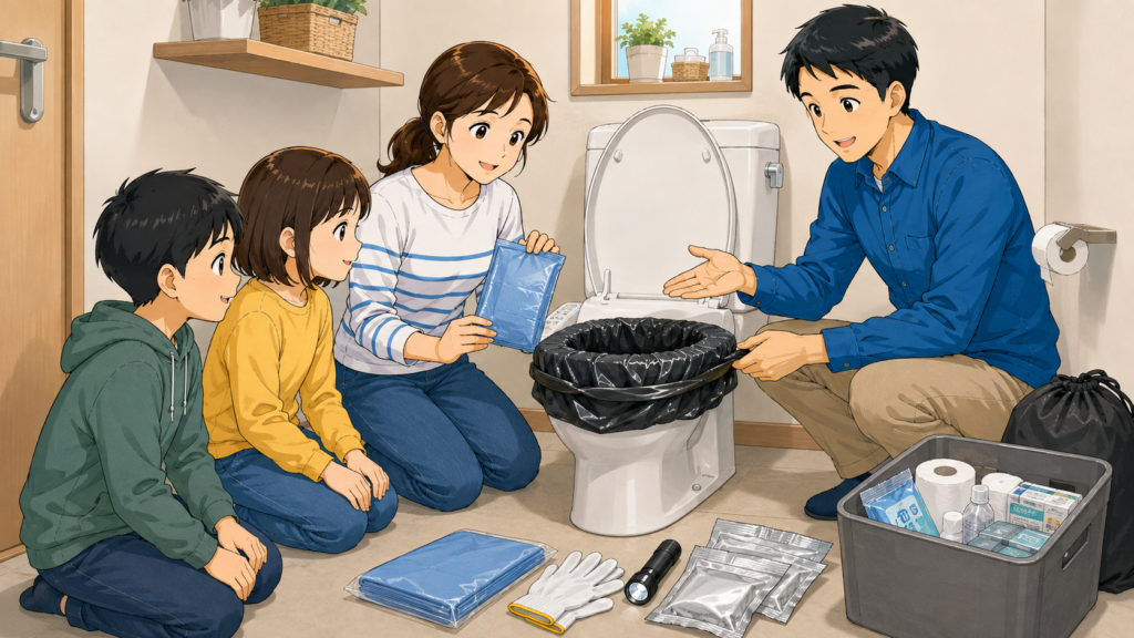 携帯トイレへの移行