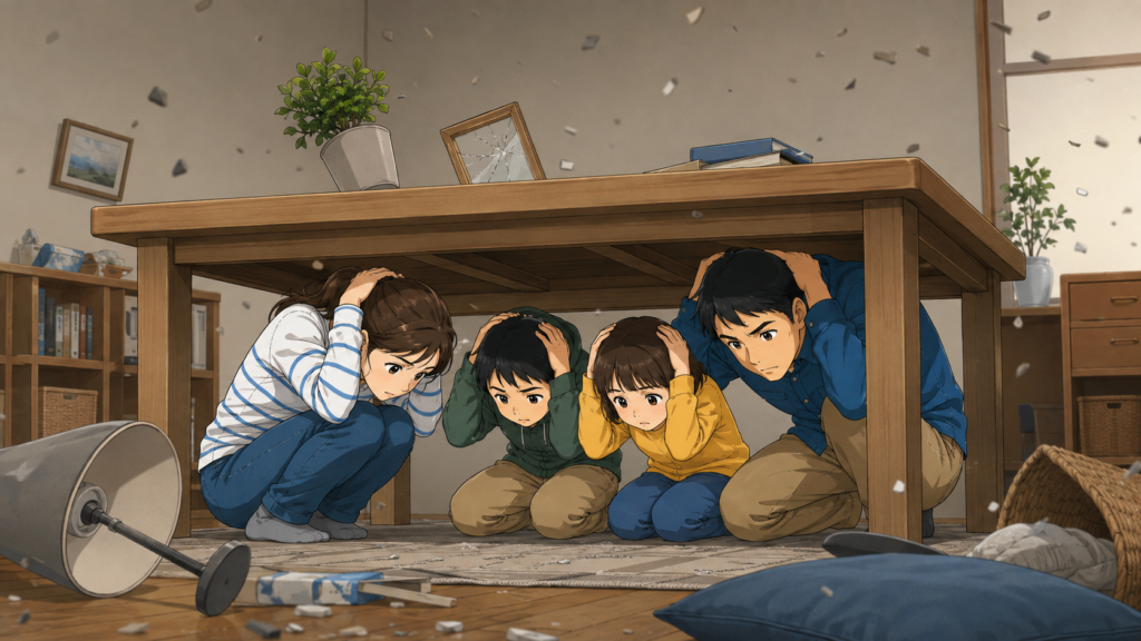 竜巻の避難