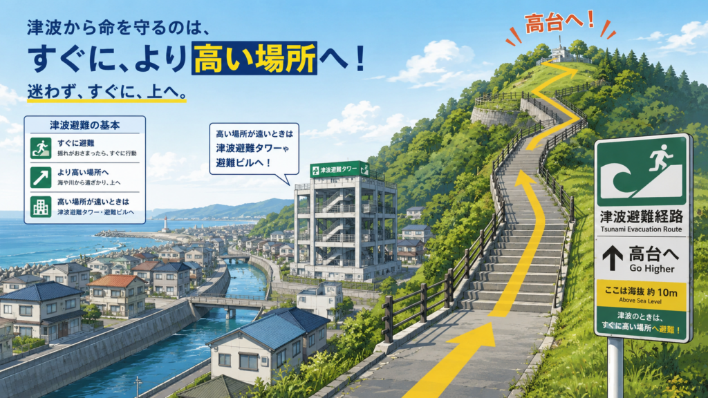 津波からの避難