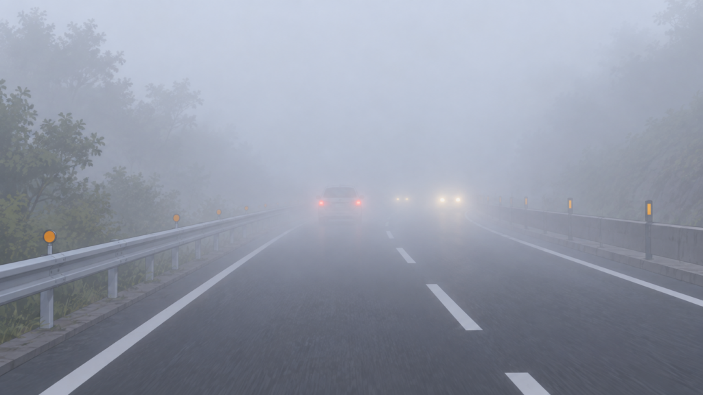 濃霧時の運転