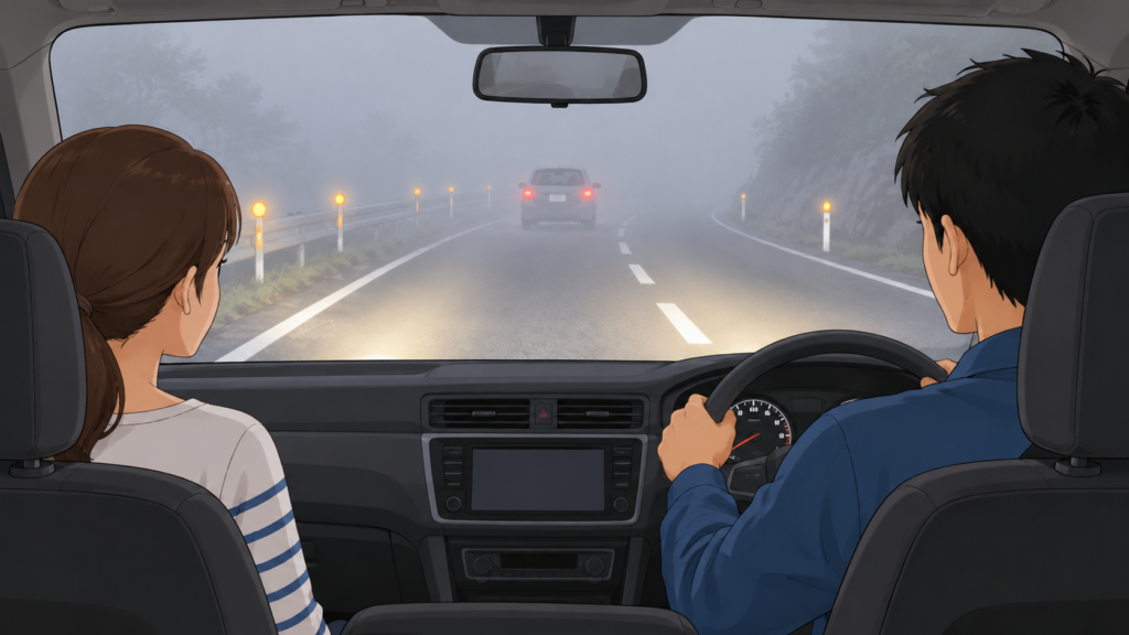 濃霧時の運転