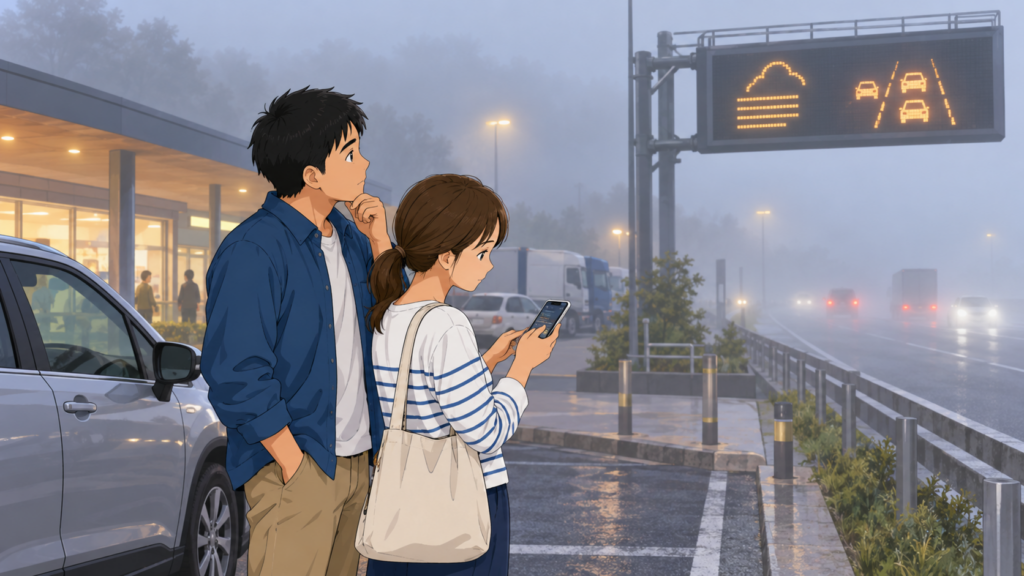 濃霧時の運転