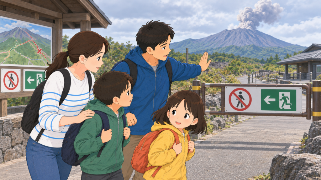 噴火情報と避難