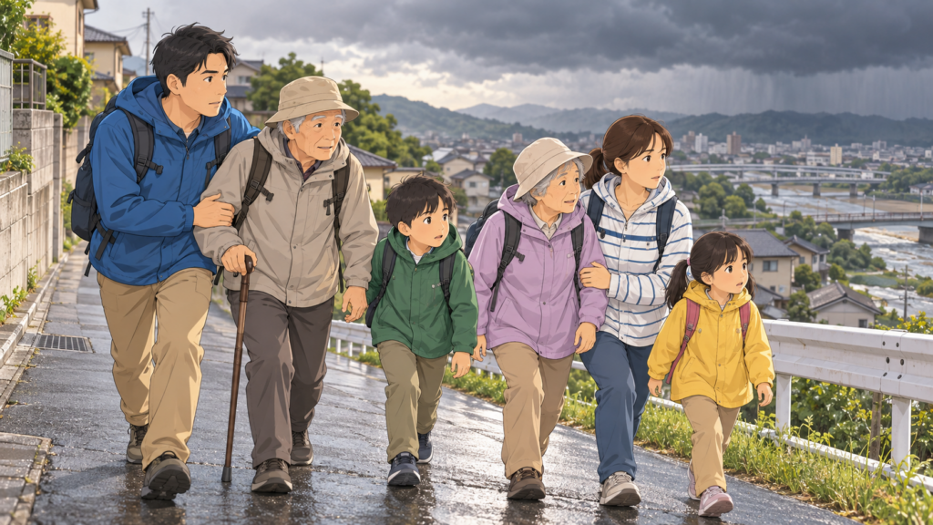 警戒レベル３の対応