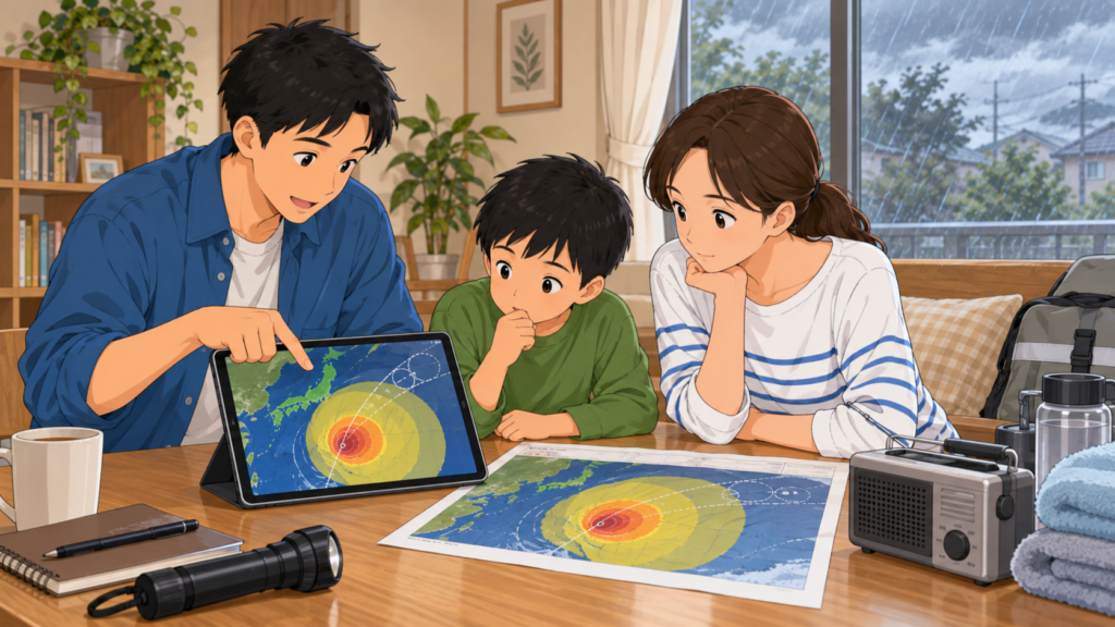 台風の大きさ・強さの意味
