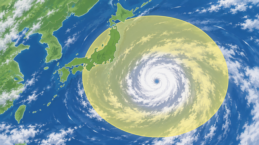 台風の大きさ・強さの意味